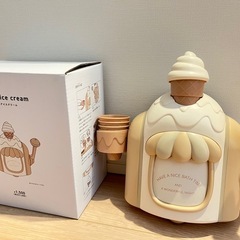 【取引終了】お風呂玩具　あわあわアイスクリーム　スリーコインズ
