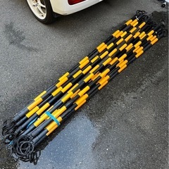 コーンバー✨黒／黄色　21本　美品です😊　の画像