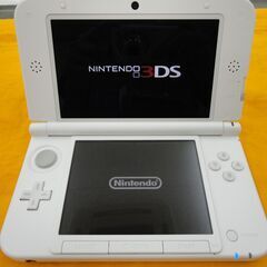 3DSLL 本体 ホワイト SPR-001 3DS専用拡張スライドパッド ニンテンドー ゲーム機 ds 3dsll 札幌市 西岡店の画像