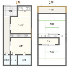 【初期費用0円！】守口市西郷通の3DKテラスハウスです！