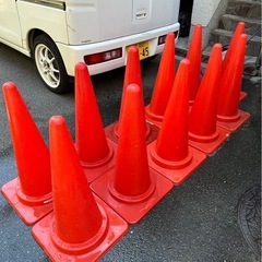 三角コーン✨レッド　11本　美品です😊の画像