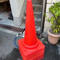 三角コーン✨レッド　11本　美品です😊の画像