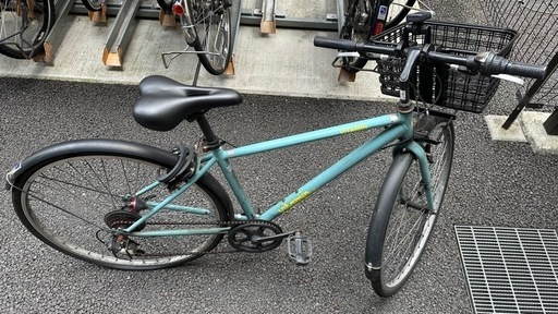 クロスバイク　vitaminバイク　マットライトブルー