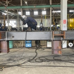 未経験大歓迎！鉄骨鍛治です｡工場内での溶接など｡の画像
