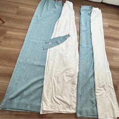 幅160㎝×丈200㎝　遮光1級カーテン2組　レース付