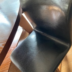 【お値下げ中】ユノメ家具ダイニングテーブル　椅子3脚付き　美品　の画像