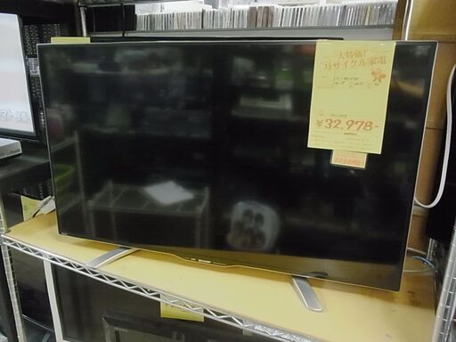 通常特価32,978円より5,000円引きの27,978円!　液晶テレビ　40ｖ型ワイド　SHARP　シャープ　AQUOS　アクオス　LC-40U30　2015年製