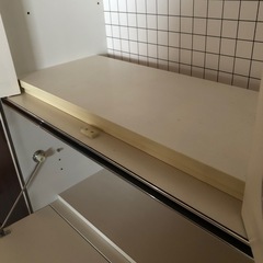 美品 昭和レトロ 食器棚 収納棚 61×30×176cmの画像