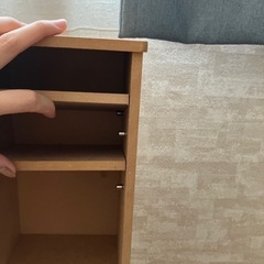 【再値下げしました】棚　木製　ミニ棚　可動棚の画像