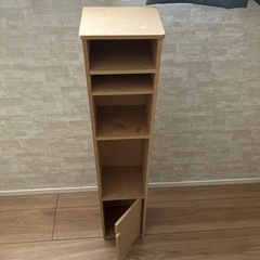 【再値下げしました】棚　木製　ミニ棚　可動棚の画像