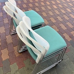 スタッキングチェア　会議用椅子　イス　イトーキ　6台　一括の画像