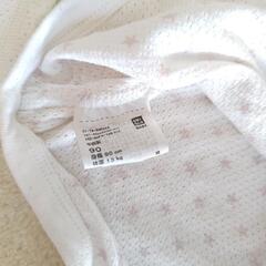 ユニクロ ベビー服　肌着 ロンパース白色 90サイズ 3枚セットの画像