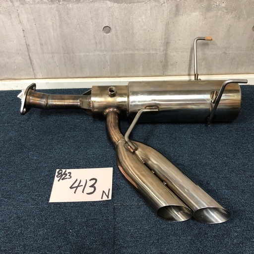 【に.ec】北海道旭川市発直接引渡し限定品　ハイゼットトラック 500系　マフラー サイド出し 当時物 オーダー品 使用頻度20㎞前後 ステンレス 軽トラ デコトラ 60π HIJET