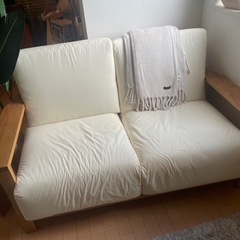 無印ソファ2シートウレタンの画像