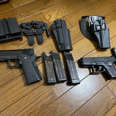 ガスハンドガン、ホルスター等