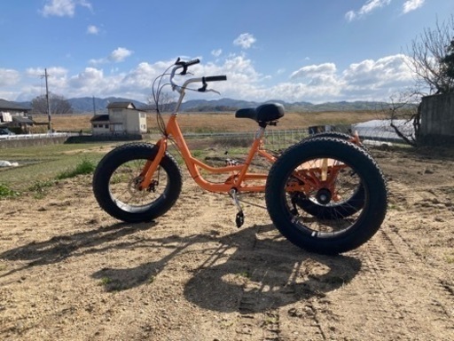 大人用三輪車 ファットバイク　Excect Familior 固定軸式 20インチ