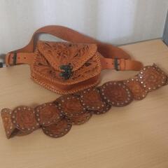 ウエストポーチ＋ベルト(セット)