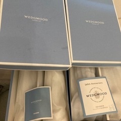 ウェッジウッド　シャンパングラス ペアの画像