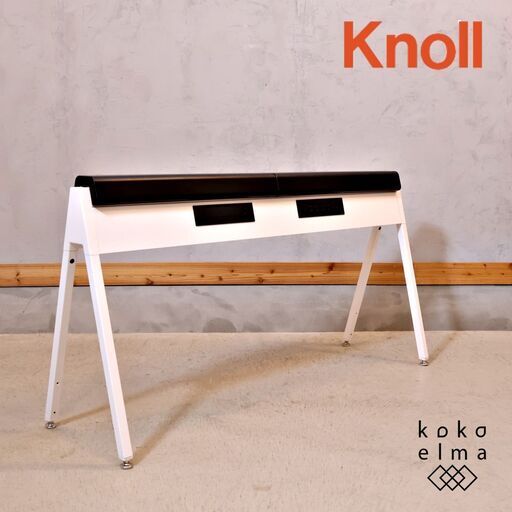 アメリカのオフィス家具ブランドKnoll(ノル/ノール)のHorsepower(ホースパワー)です。電源を取りながらPC作業や小休憩をするのに適したフレキシブルなベンチです♪ITOKI(イトーキ)