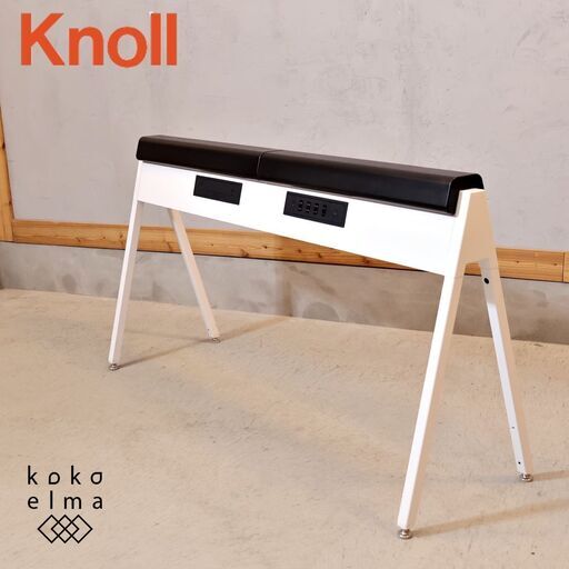 アメリカのオフィス家具ブランドKnoll(ノル/ノール)のHorsepower(ホースパワー)です。電源を取りながらPC作業や小休憩をするのに適したフレキシブルなベンチです♪ITOKI(イトーキ)