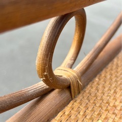 ✨ラタン5段収納チェスト　キャスター付きの画像