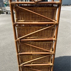 ✨ラタン5段収納チェスト　キャスター付きの画像