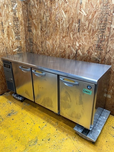 C(6611)ホシザキ 業務用 テーブル形 台下冷蔵庫 RT-180MNCG 2023年製 W1800D600H800 100V 中古 厨房 飲食店 店舗 お引き取りも歓迎 大阪