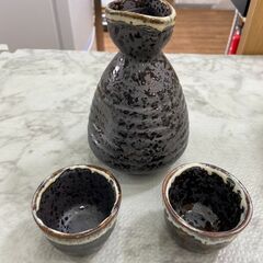 ▼値下げ▼酒器セット 酒器 徳利×1 猪口×2 店頭販売 南区花畑の画像