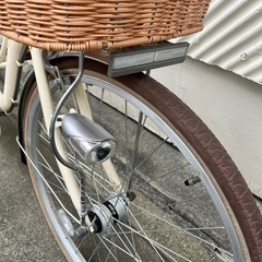 《売約済》【武蔵小山店】 自転車　フェリーク　24インチ　子供　アンティークホワイト　6段変速　後リング錠　LEDライト　シティバイク　サイクリング　🚚 運搬無料エリア有 / 品川区 リサイクルショップ ランバールーム 武蔵小山店  ◀︎ 武蔵小山パルム 戸越銀座 隣の画像