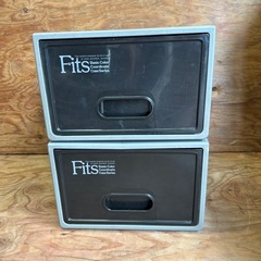 Fits フィッツケース　プラスチックケース　引き出し　黒　
