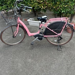 【鍵紛失】電動自転車 アシスト自転車 ブリジスト バッテリーありの画像