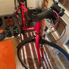 クロスバイク赤700c