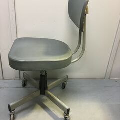 A2223　ノーリツ椅子　東海金属工業　イス　学校　オフィス　事務　昭和レトロ　キャスター付きの画像
