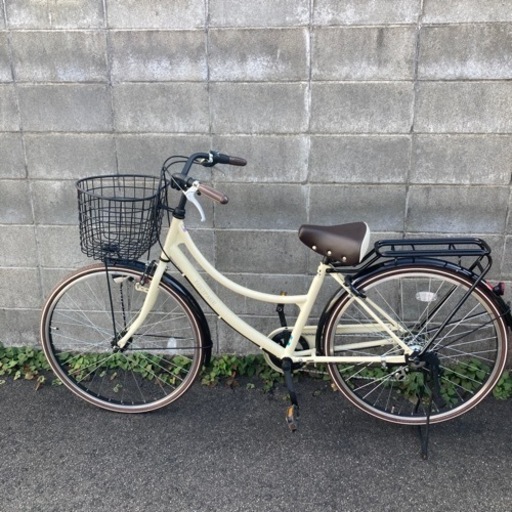 美品 自転車 26インチ 6段変速 鍵付き