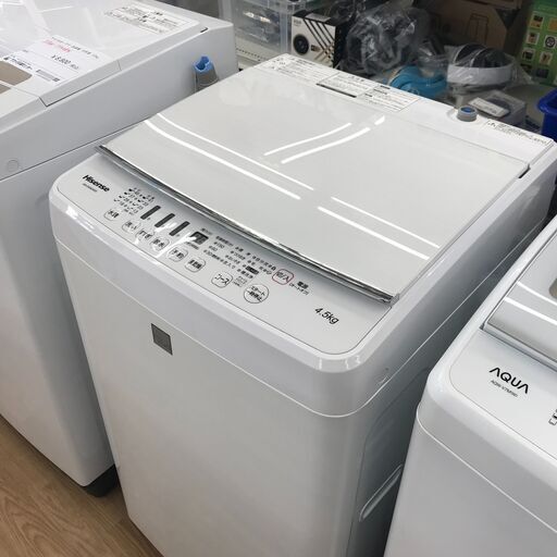 ★ジモティ割あり★ ハイセンス   洗濯機   4.5kg  年式2017   動作確認／クリーニング済み KJ5966