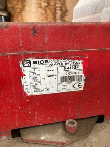 タイヤチェンジャー SICE IYASAKA S419 動作済み 現物確認可能
