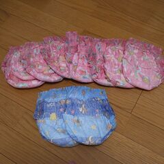 プール用　オムツ　LとBIG　青とピンク