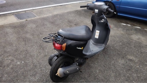 SUZUKI レッツ4 原付　メットインスクーター　バイク　50cc 4サイクル　