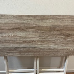 山善　コンパクトテーブルの画像