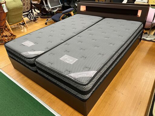 【愛品館八千代店】東京インテリア　ポケットコイル　クイーンベッド