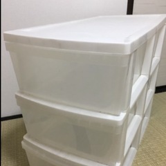 3段衣装ケース　非対面　　