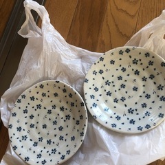 お皿2点セットとクリアファイル