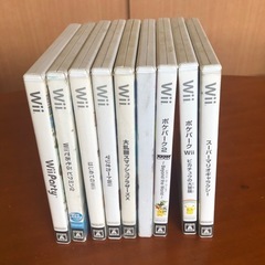 wii ゲーム　 ソフト　コントローラーセットの画像