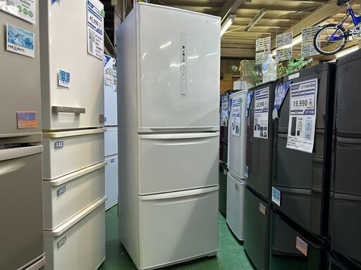 【愛品館八千代店】Panasonic　パナソニック　2019年製　3ドア冷凍冷蔵庫　NR-C340C