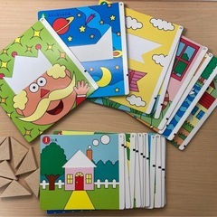 【決まりました】 KUMON  さんかくタングラム