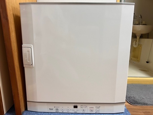 (購入者決定)2万迄値下げしました！安いと思いますリンナイ　プラズマクラスター搭載 ガス衣類乾燥機 5キロ乾太くん