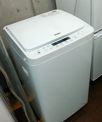 3か月間保証☆配達有り！20000円(税抜）3.3キロ 全自動　洗濯機 ハイアール 小スペースに！2023年製