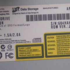 ５００円　DVDマルチドライブ　デスクトップパソコン用の画像
