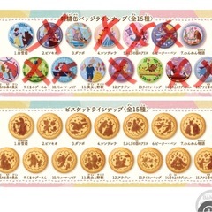 ディズニー刺繍缶バッチ　