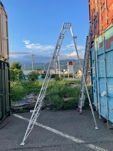 週末セール！ ハセガワ　オールアルミ三脚脚立　園芸三脚のスタンダードタイプ　GSC-300